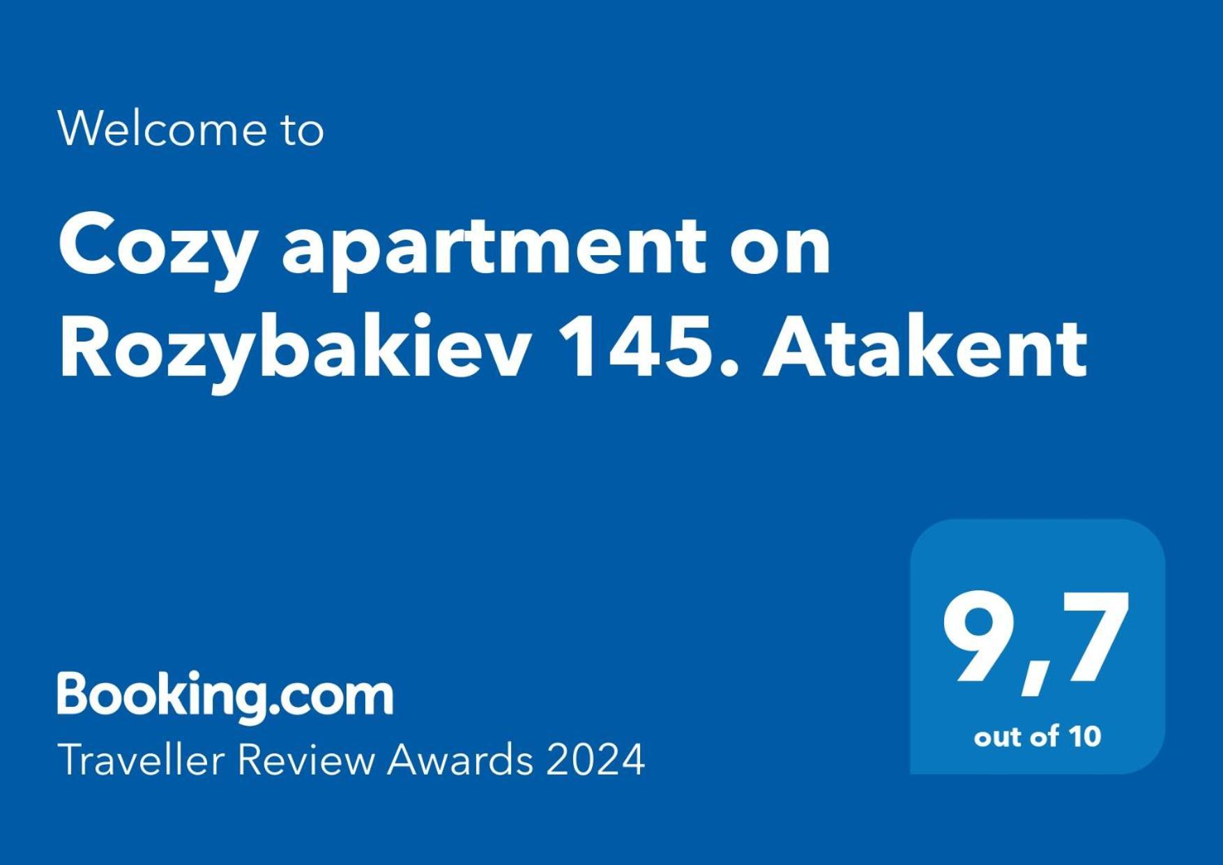 Cozy Apartment On Rozybakiev 145. Atakent Almaty Bagian luar foto